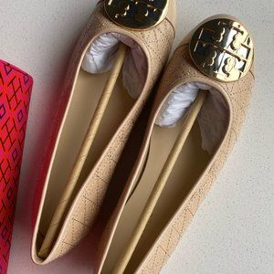 NWT Tory Burch Beige Flats Size 6.5